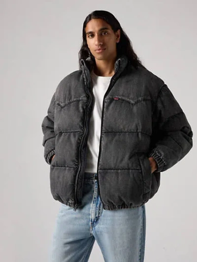 Levi's Super Puffer Jacket In Eclipse Puffer