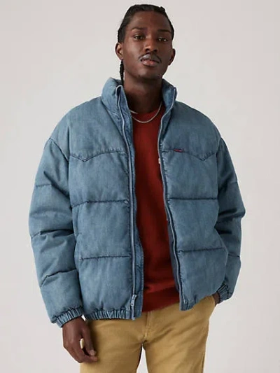 Levi's Super Puffer Jacket In Run The Track