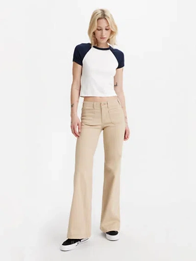 Levi's Superlow Flare Women's Pants 32x32 In Safari