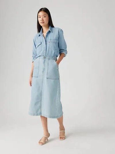 Levi's Surplus Skirt In Trek Tech Skirt