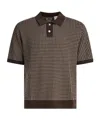 Levi's Houndstooth-pattern Polo Shirt In Green