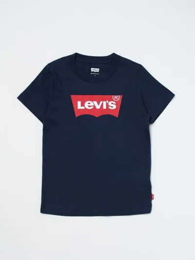 Levi's Kids' T恤  儿童 颜色 蓝色 In Blue
