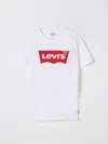 LEVI'S T-SHIRT LEVI'S KIDS COLOR WHITE,G54104001