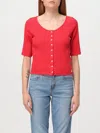 LEVI'S T恤 LEVI'S 女士 颜色 红色,F46284014