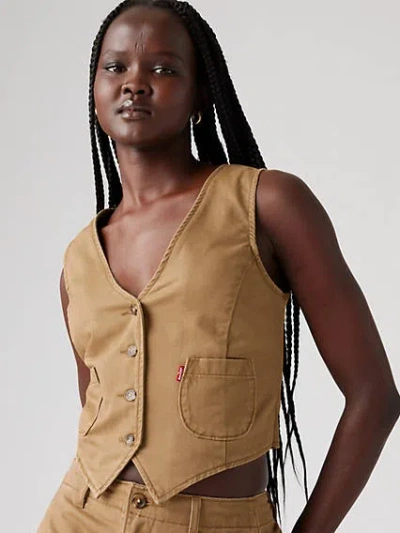 Levi's Tailored Vest In Ermine