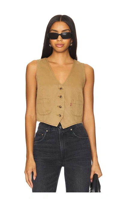 Levi's Tailored Vest In Ermine
