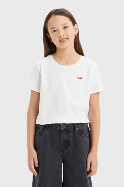 Levi's Teenager Batwing Chest Hit Tee In White