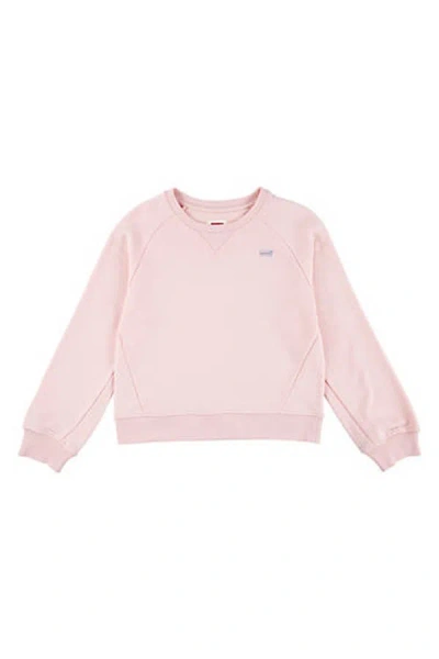 Levi's Teenager Silicone Batwing Sweatshirt In Pink / English Rose
