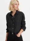 Levi's Teodora Western Shirt Chambray In Dark Ages