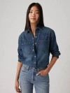 Levi's Teodora Western Shirt Chambray In Verified Vintage Top