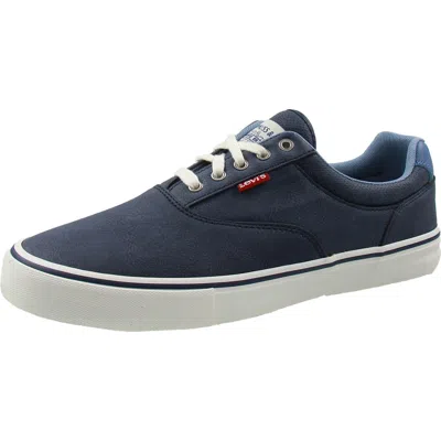 Levi's Thane Mens Lace-up Synthetic Casual And Fashion Sneakers In Blue