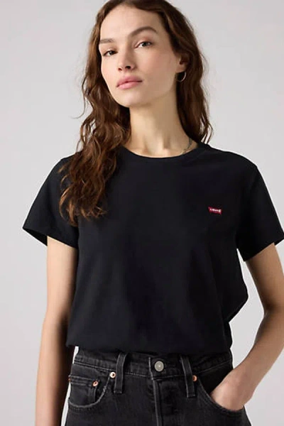 Levi's The Perfect Tee In Black