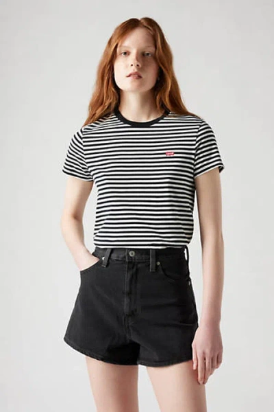 Levi's The Perfect Tee In Black
