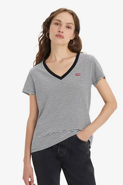 Levi's The Perfect V Neck In Black