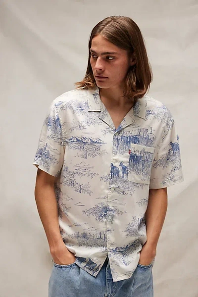 LEVI'S THE SUNSET CAMP SHIRT TOP IN WESTERN TOILE VINTAGE, MEN'S AT URBAN OUTFITTERS