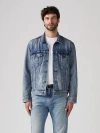 Levi's Levis Trucker Jacket With Patches Big Boys S-xl Xl In Blue