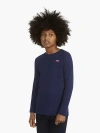 Levi's Thermal Crew Knit Top Big Boys S-xl M In Blue