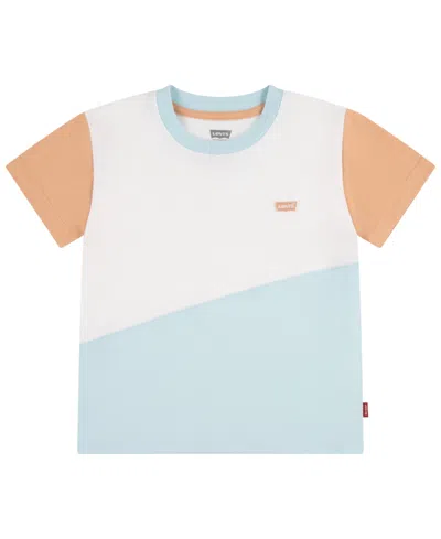 Levi's Babies' Toddler Boys Colorblock Pieced T-shirt In Clearwater