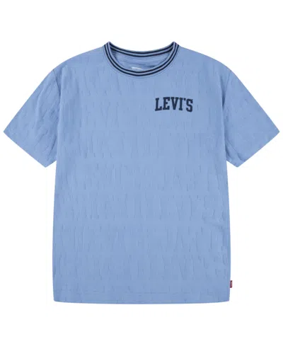 Levi's Babies' Toddler Boys Jacquard T-shirt In Della Robbia Blue
