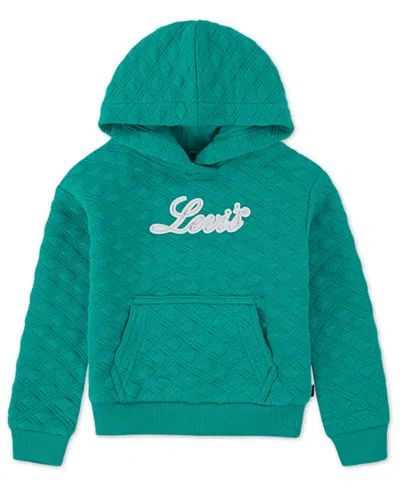 Levi's Babies' Toddler Girls Meet And Greet Hoodie Sweatshirt In Sporting Green