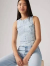 Levi's Topanga Denim Tank Top In Healing Waters Top