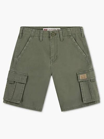 Levi's Traditional Cargo Shorts Big Boys 8-20 16 In Deep Lichen Green
