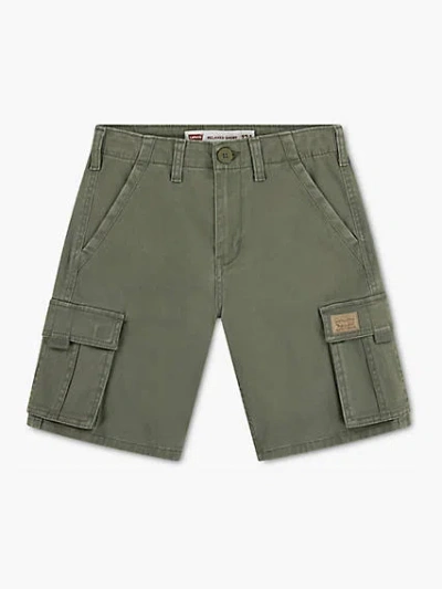Levi's Traditional Cargo Shorts Little Boys 4-7x 4 In Deep Lichen Green