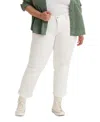 Levi's Trendy Plus Size Boyfriend Jeans In Simply White