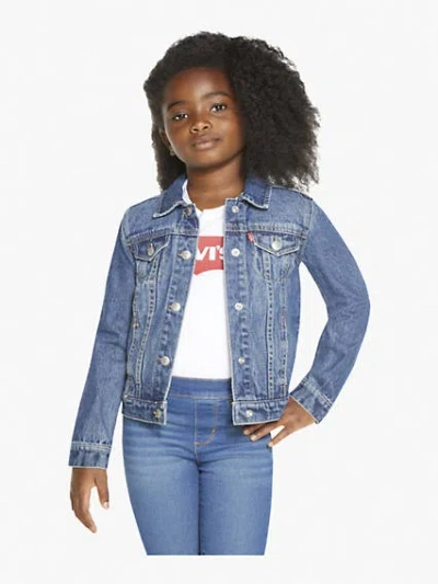 Levi's Trucker Jacket Little Girls 4-6x 6x In Bristol