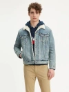 Levi's Type Iii Sherpa Trucker Jacket In Mustard