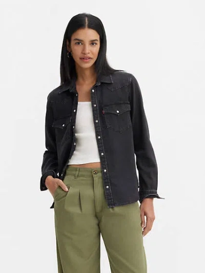 Levi's Ultimate Western Shirt Chambray In Mic Drop
