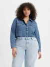 Levi's Ultimate Western Shirt Chambray (plus Size) In Mighty Fine