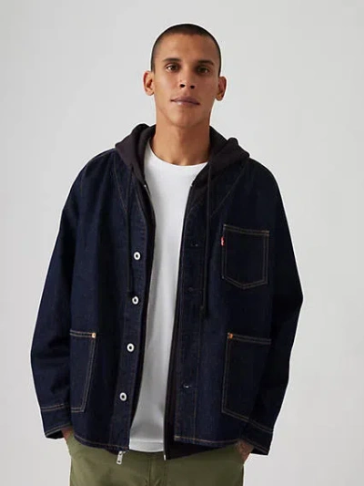 Levi's Union Engineer Cardigan In Give It A Rinse