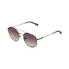 Levi's Unisex Fashion 54mm Black Gold Sunglasses Lv1013s-02m2-ha