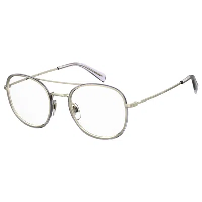 Levi's Unisex' Spectacle Frame  Lv-1025-789  52 Mm Gbby2 In Metallic