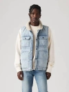 Levi's Utility Quilted Vest In Denim