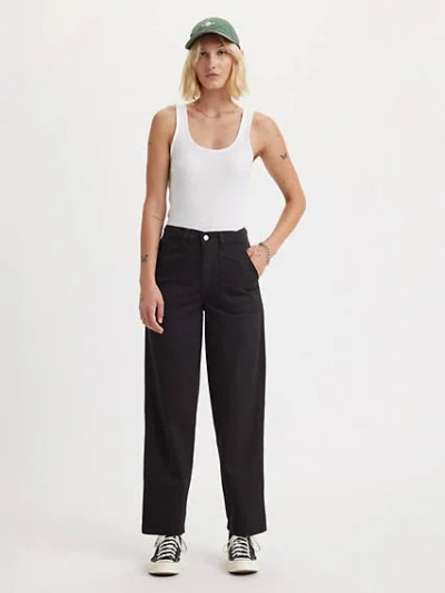 Levi's Utility Women's Pants 31x27 In Caviar
