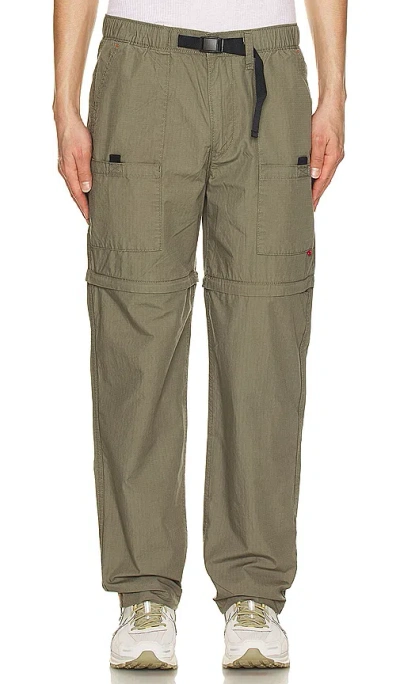 Levi's Utility Zip Off Pant In Smokey Olive