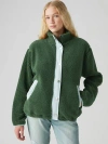 Levi's Valley Sherpa Jacket In Python Green
