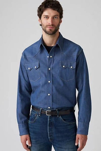Levi's Vintage Clothing Shorthorn Sawtooth Shirt In Blue