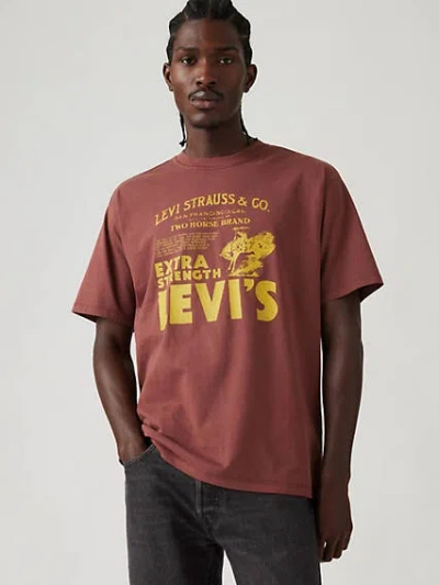 Levi's Vintage Relaxed Fit Archive Poster Print T-shirt In Archival Poster Andorra