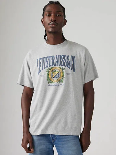 Levi's Vintage Fit Graphic T-shirt In Midtone Heather Grey