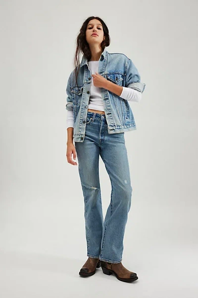 Levi's Wedgie Bootcut Jean In Tinted Denim, Women's At Urban Outfitters