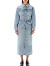 Levi's Mini Logo-tag Midi Dress In Feeling This Light Blue