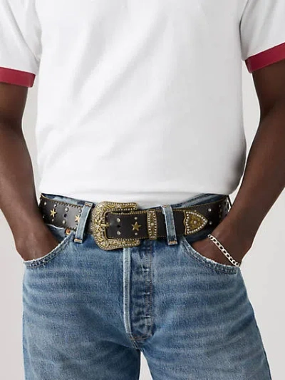 Levi's Western Belt In Black