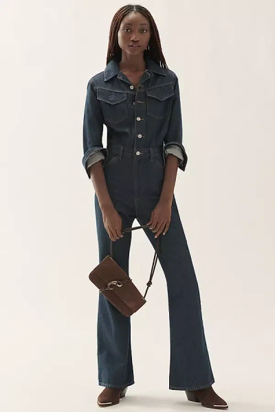 Levi's Western Denim Jumpsuit In Blue