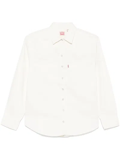Levi's Western-style Panelled Shirt In White