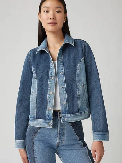 Levi's Western Trucker Jacket In Practically Pieced