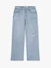 Levi's Wide Leg Jeans Big Girls 7-16 8 In Bauhaus Blues