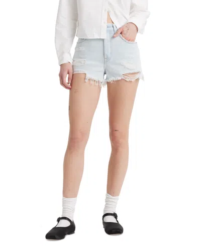 Levi's Women's 501 Button Fly Cotton High-rise Denim Shorts